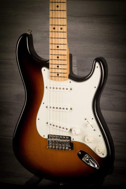 USED - 2015 Fender Standard Stratocaster Sunburst, Maple Neck