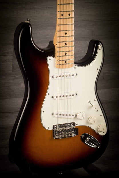 USED - 2015 Fender Standard Stratocaster Sunburst, Maple Neck