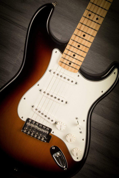 USED - 2015 Fender Standard Stratocaster Sunburst, Maple Neck