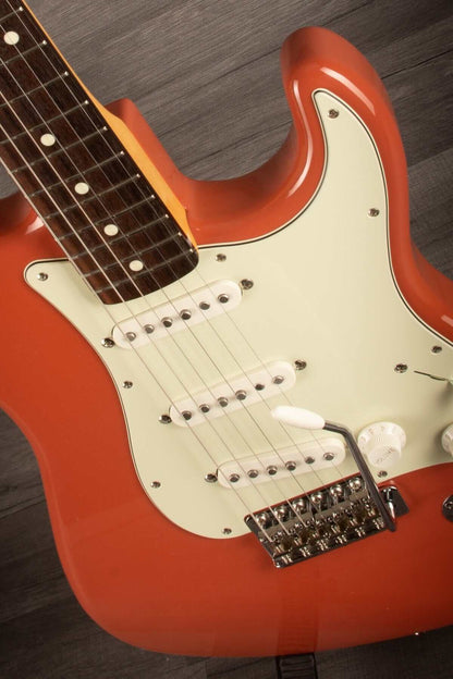 USED - 2021 Fender MIJ Traditional 60s Stratocaster - Fiesta Red