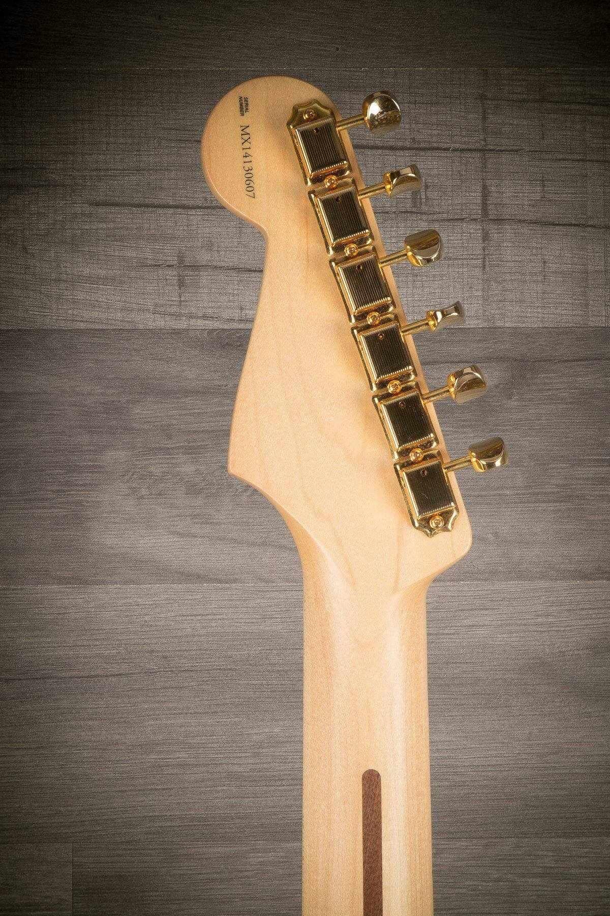 USED - Fender 2014 Mexican Deluxe Player Stratocaster - Sapphire Blue