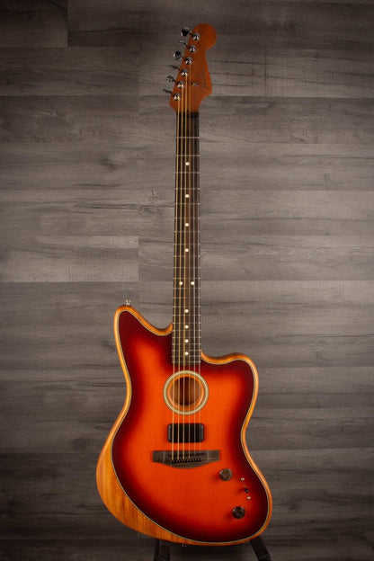 USED - Fender American Acoustasonic Jazzmaster Tobacco Sunburst