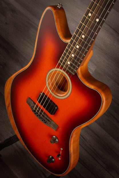 USED - Fender American Acoustasonic Jazzmaster Tobacco Sunburst