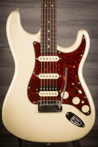 USED - Fender American Elite Strat HSS Shawbucker - Olympic Pearl
