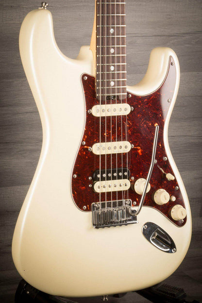 USED - Fender American Elite Strat HSS Shawbucker - Olympic Pearl