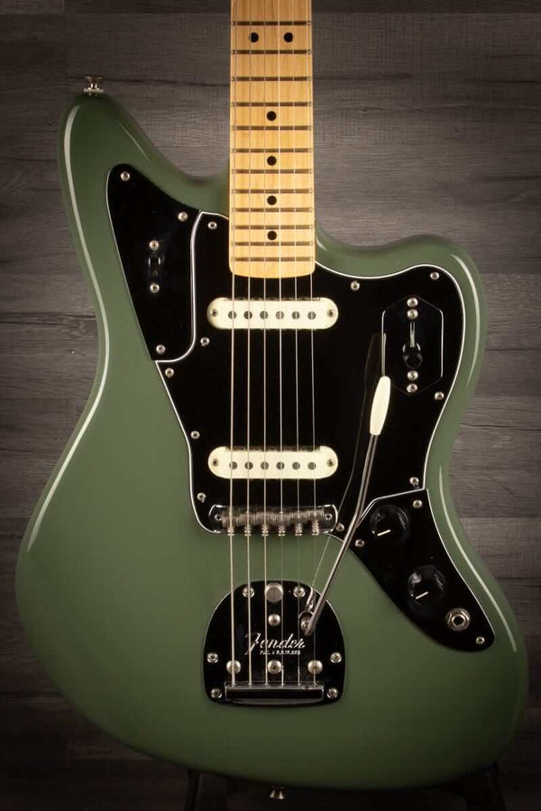 Fender Electric Guitar USED - Fender American Pro Jaguar Antique Olive