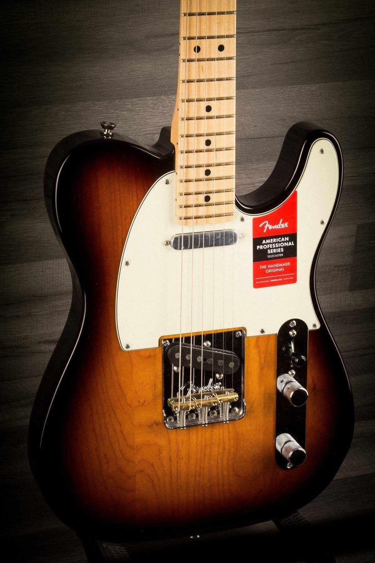 USED - Fender American Pro Telecaster - Two Tone Sunburst Maple neck