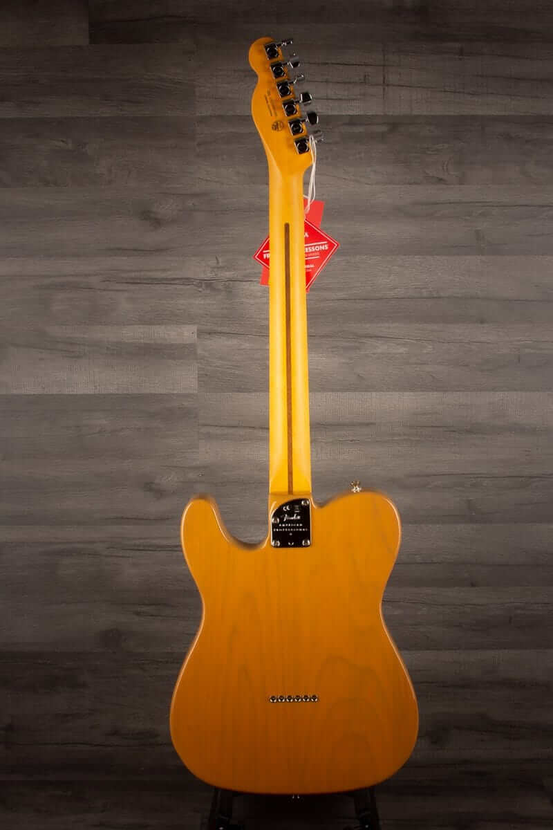 Fender Electric Guitar USED - Fender American Professional II Telecaster - Maple Fingerboard, Butterscotch Blonde