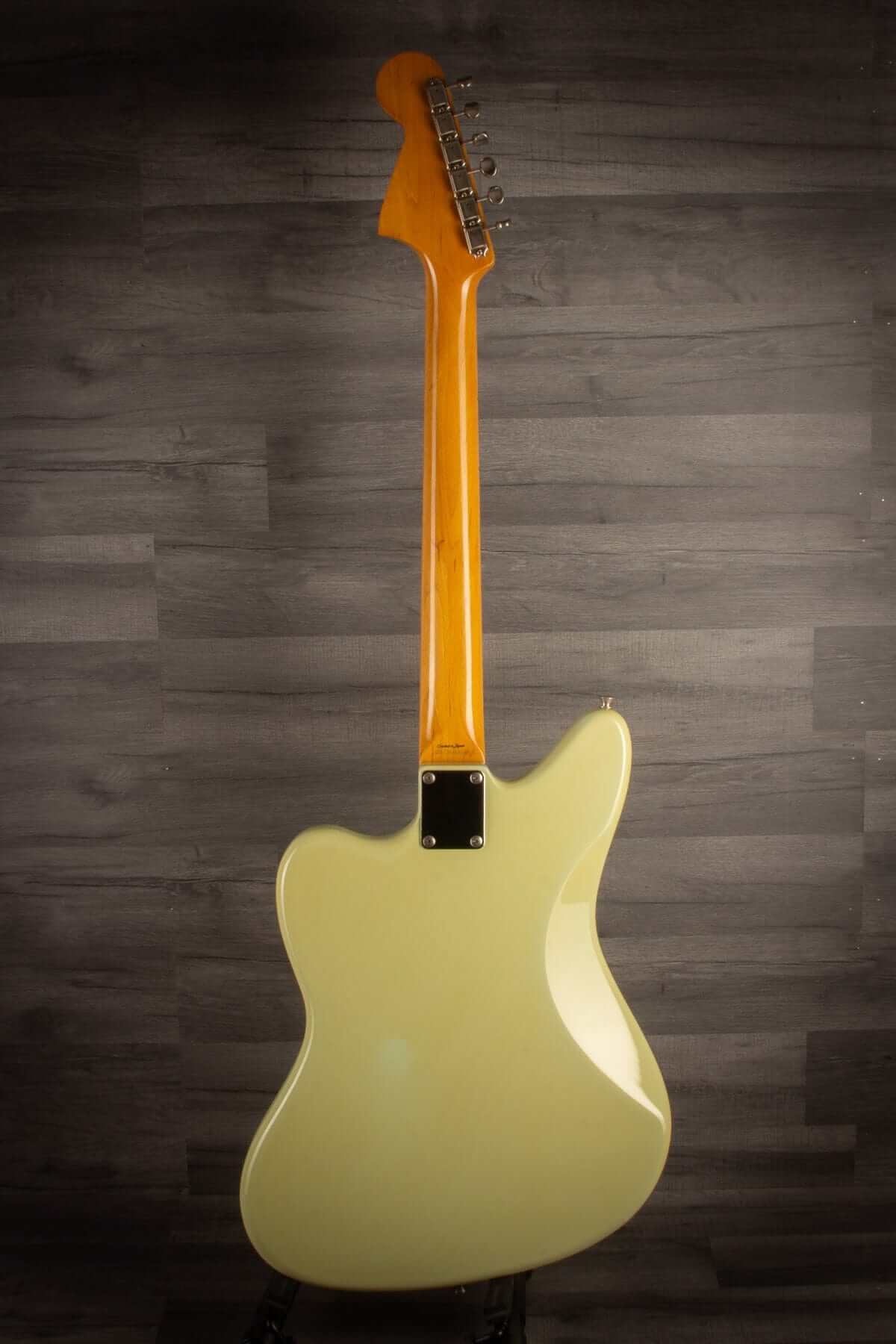 USED - Fender Crafted in Japan JG-66 Jaguar, Sonic Blue (faded) matching headstock