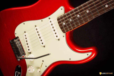 USED - Fender Custom Shop 20th Anniversary Master built Strat, Candy Tangerine (2007)