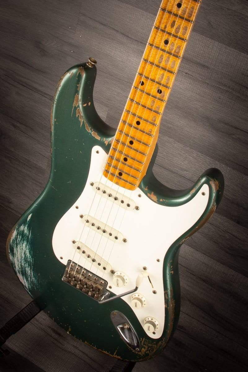 USED - Fender Custom Shop Master built (Dale Wilson)'56 relic strat Sherwood Green, 2015