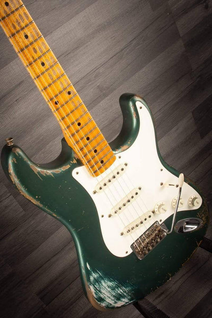 USED - Fender Custom Shop Master built (Dale Wilson)'56 relic strat Sherwood Green, 2015