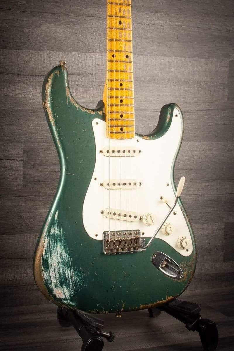 USED - Fender Custom Shop Master built (Dale Wilson)'56 relic strat Sherwood Green, 2015