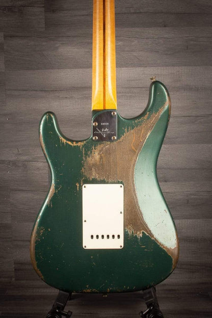 USED - Fender Custom Shop Master built (Dale Wilson)'56 relic strat Sherwood Green, 2015
