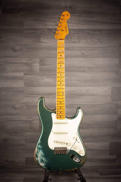 USED - Fender Custom Shop Master built (Dale Wilson)'56 relic strat Sherwood Green, 2015