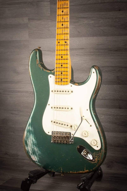 USED - Fender Custom Shop Master built (Dale Wilson)'56 relic strat Sherwood Green, 2015