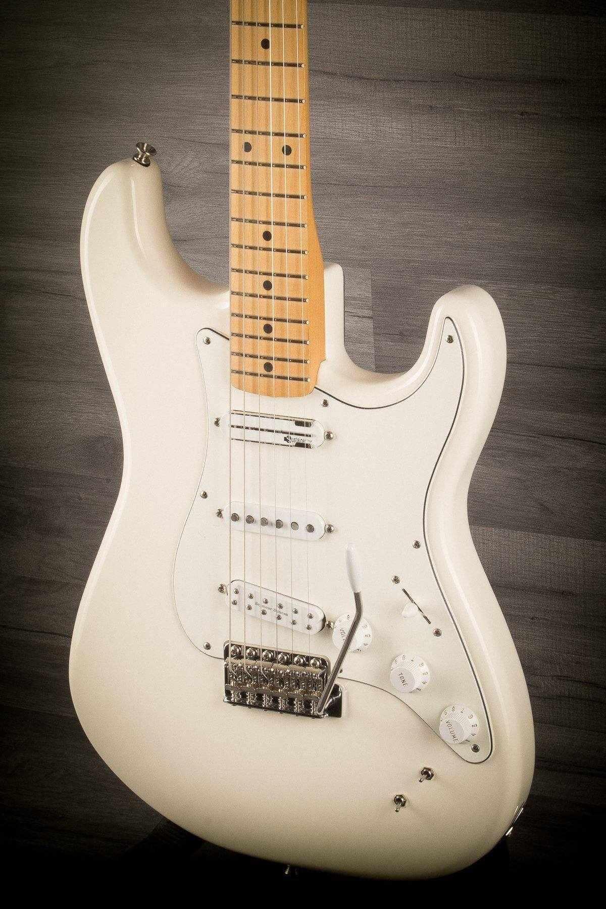 USED - Fender Ed O'Brien Sustainer Stratocaster - Olympic White