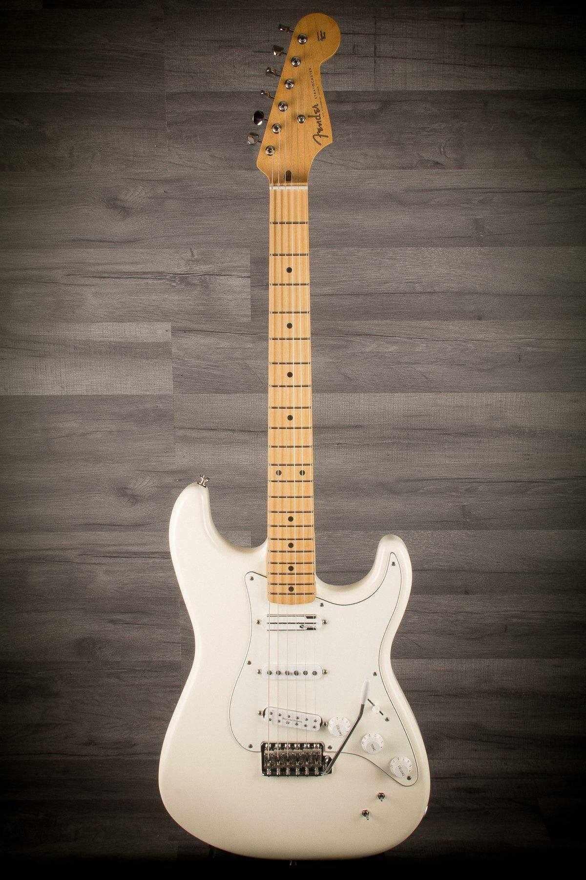 USED - Fender Ed O'Brien Sustainer Stratocaster - Olympic White