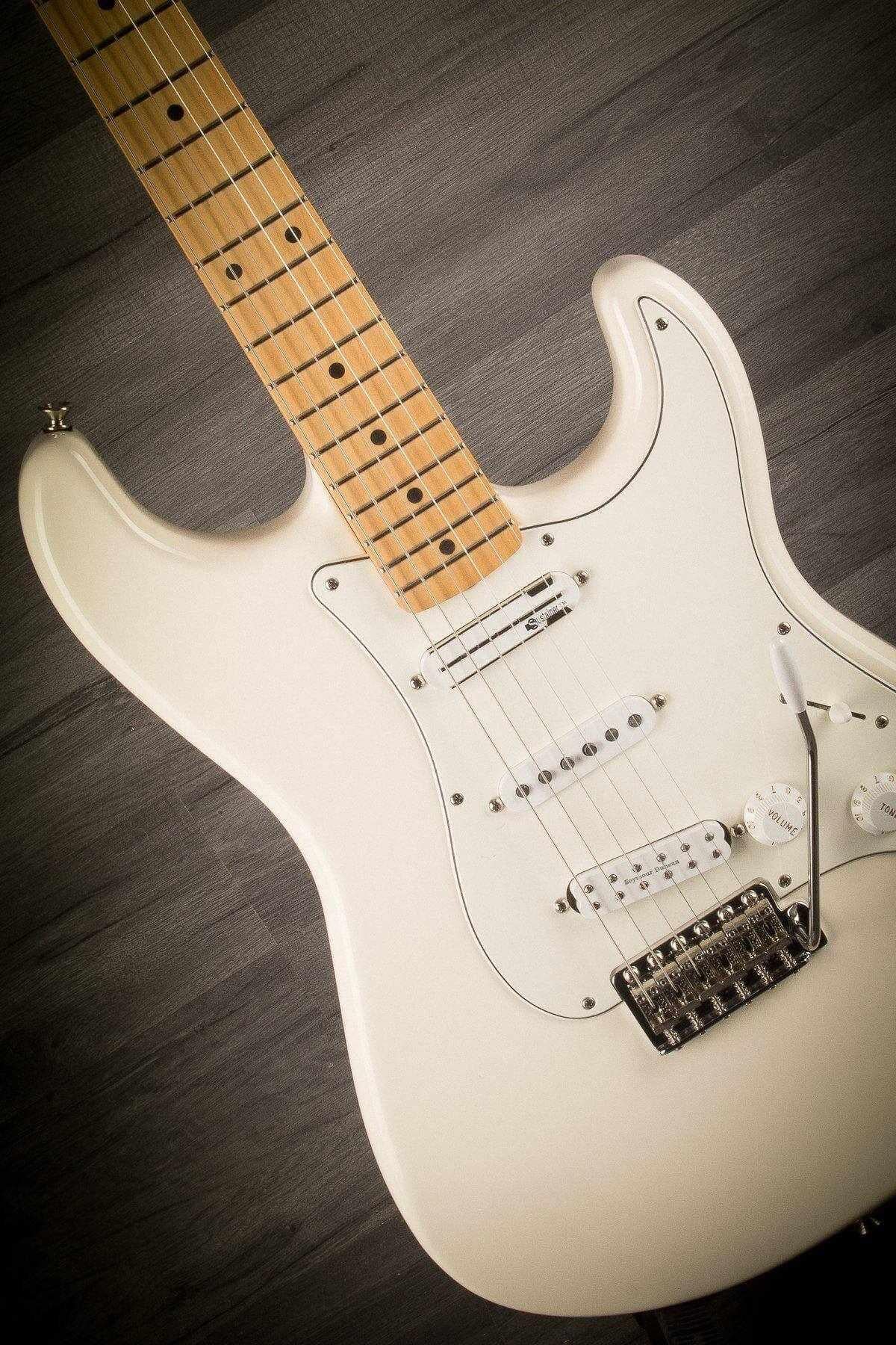 USED - Fender Ed O'Brien Sustainer Stratocaster - Olympic White