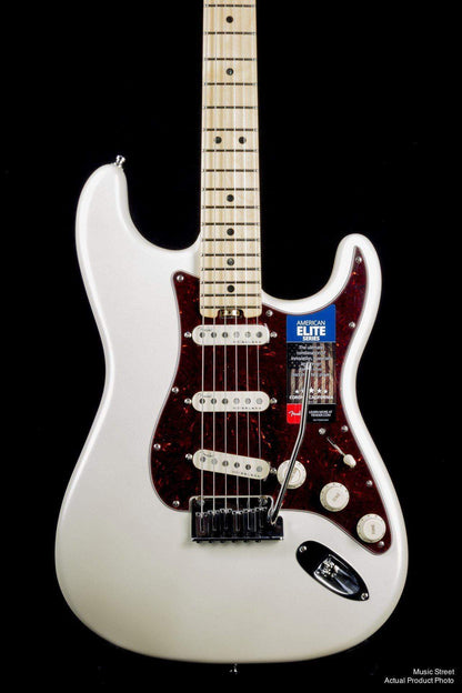 USED - Fender Elite Series Stratocaster Olympic Pearl White