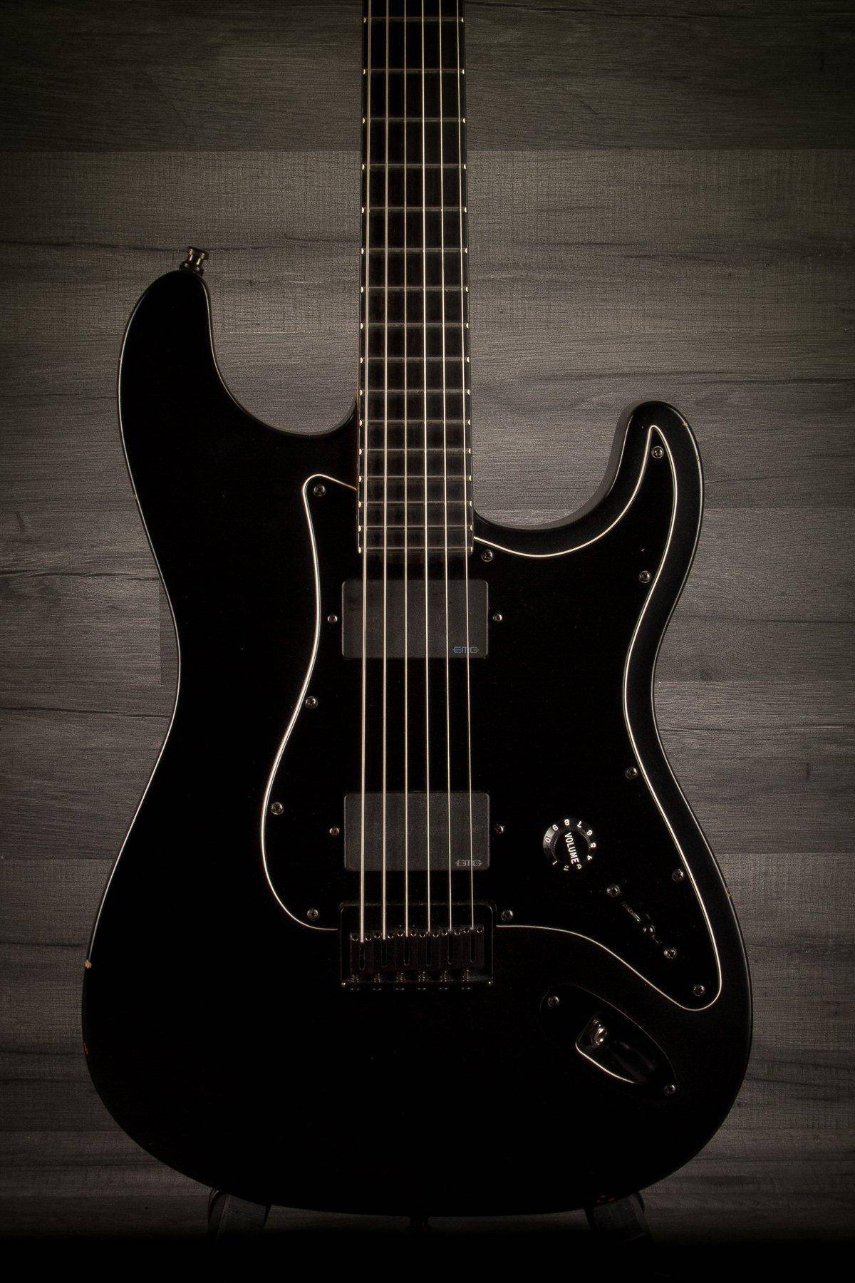USED - Fender Jim Root Stratocaster (Flat Black / Ebony Fretboard)