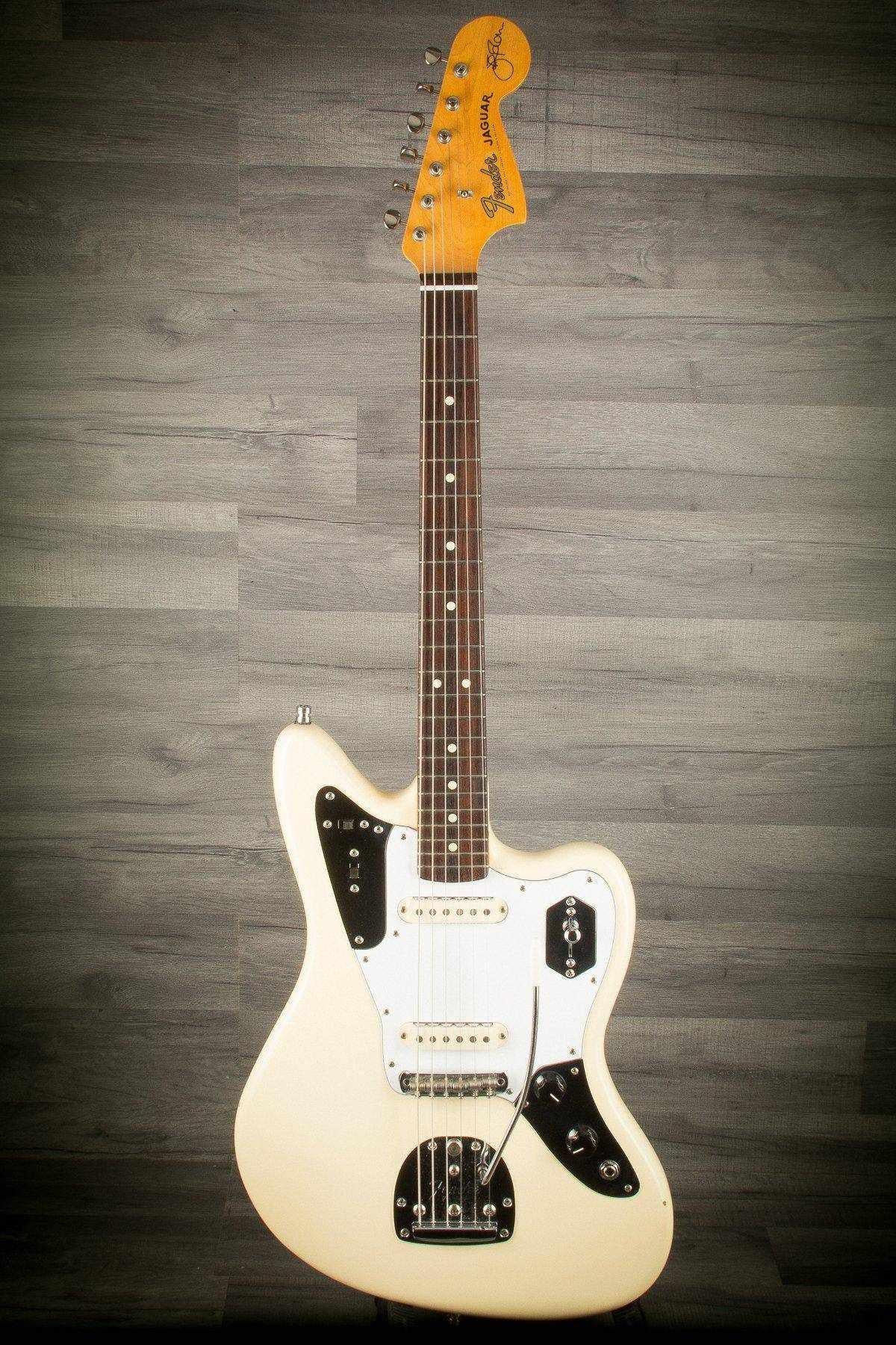 USED - Fender Johnny Marr Jaguar - Olympic White