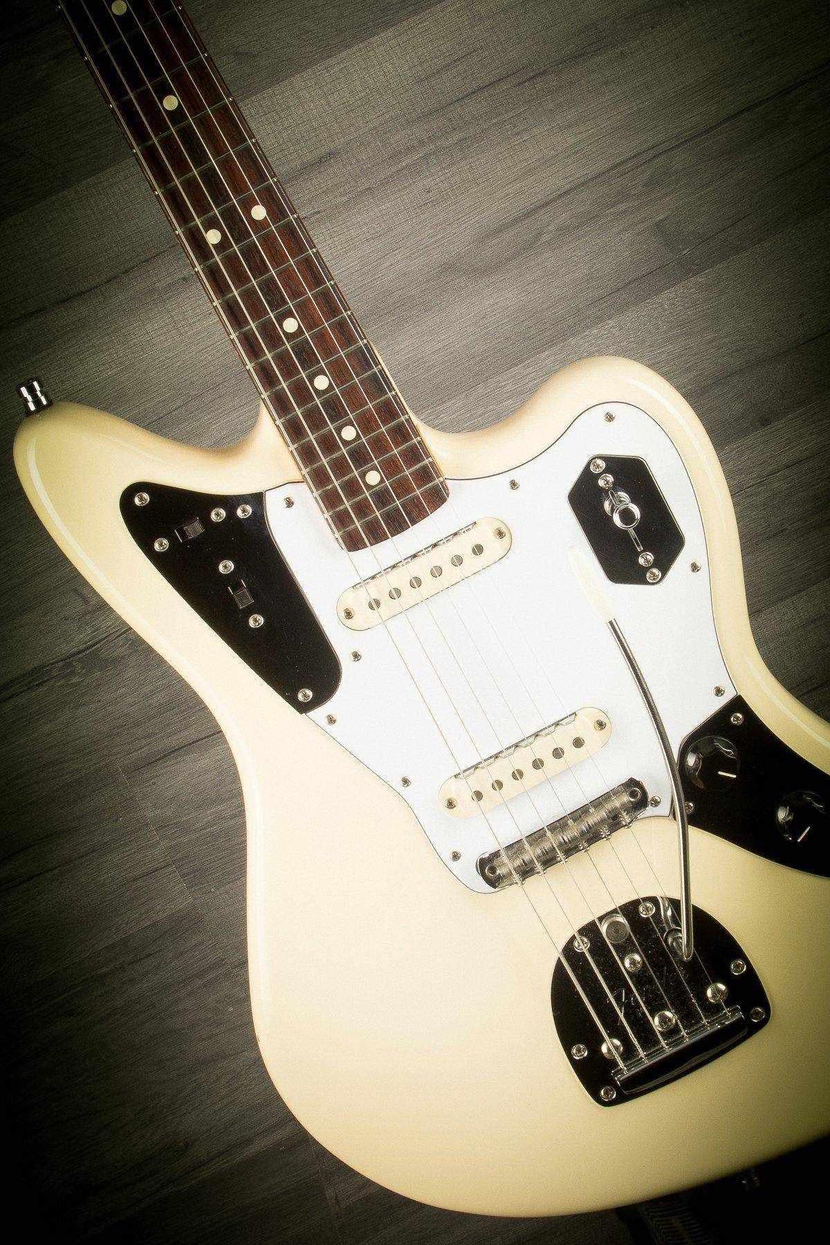 USED - Fender Johnny Marr Jaguar - Olympic White