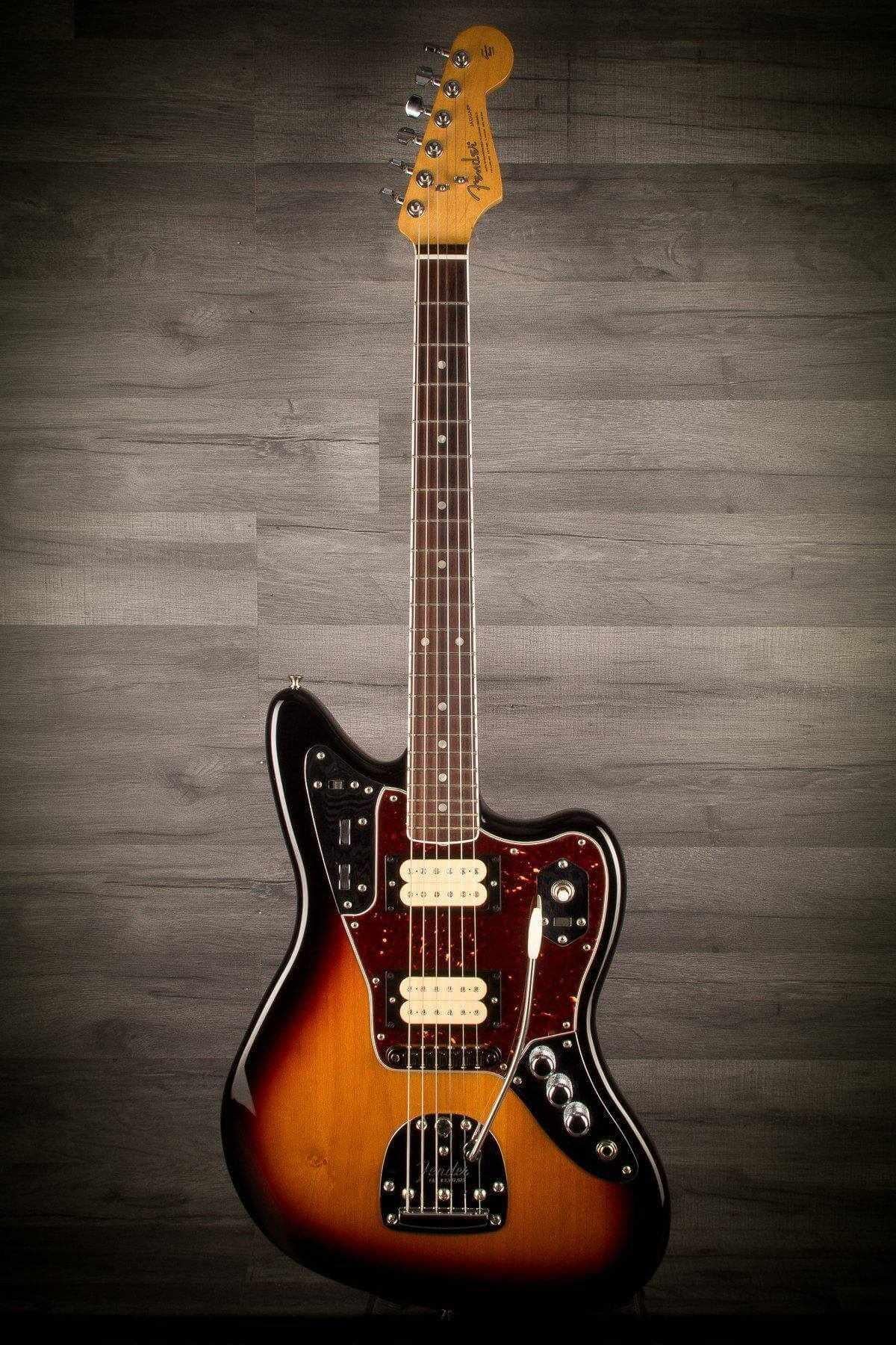 USED - Fender Kurt Cobain Jaguar Electric Guitar 3-Color Sunburst Nos