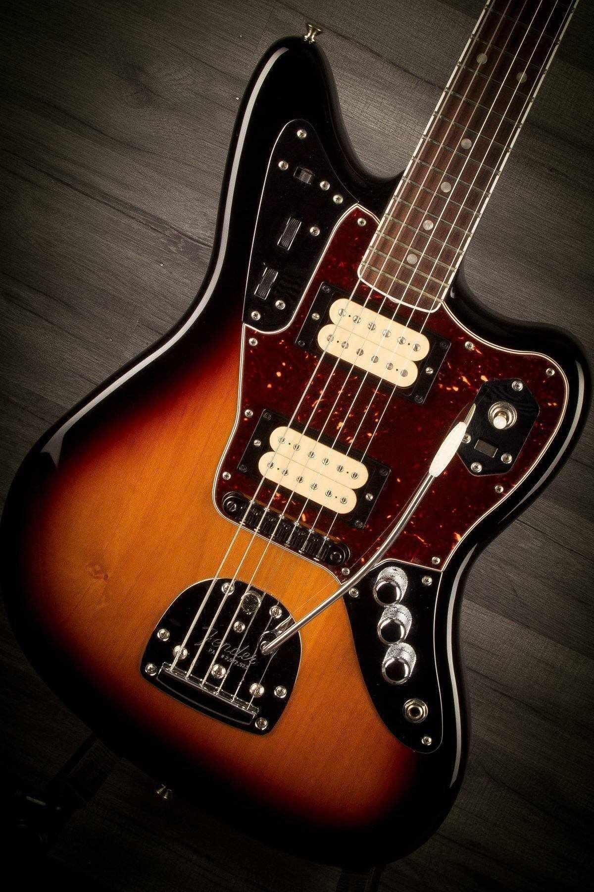 USED - Fender Kurt Cobain Jaguar Electric Guitar 3-Color Sunburst Nos