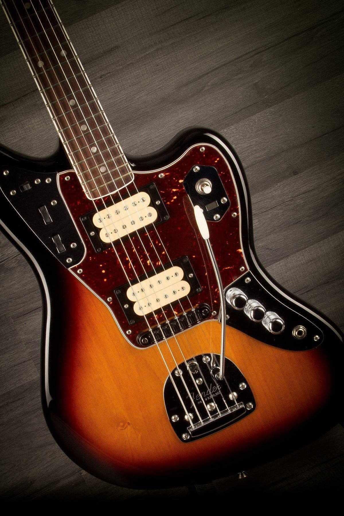 USED - Fender Kurt Cobain Jaguar Electric Guitar 3-Color Sunburst Nos