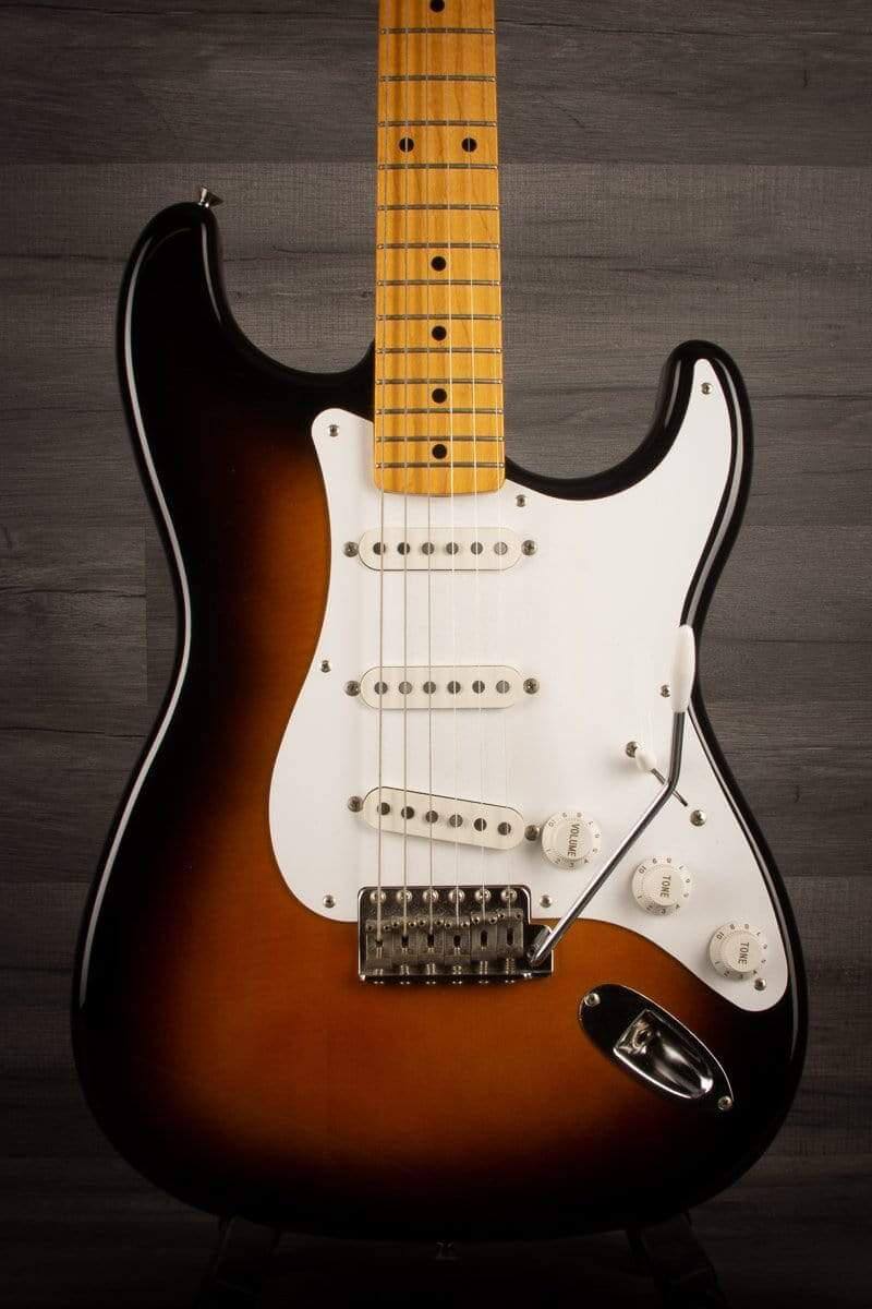 USED - Fender MIJ 50s Stratocaster Two Tone Sunburst - 1986-'87