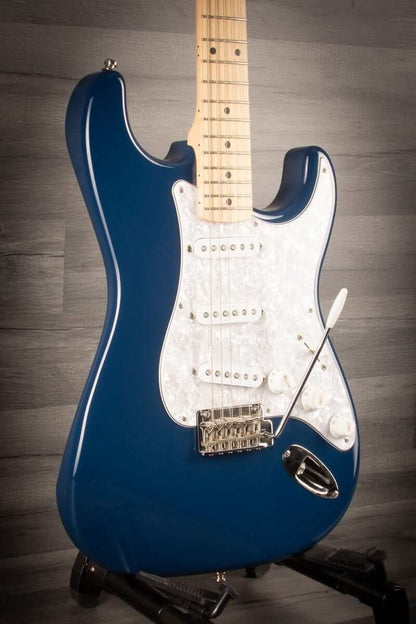 USED - Fender MIJ Hybrid Stratocaster, maple neck indigo