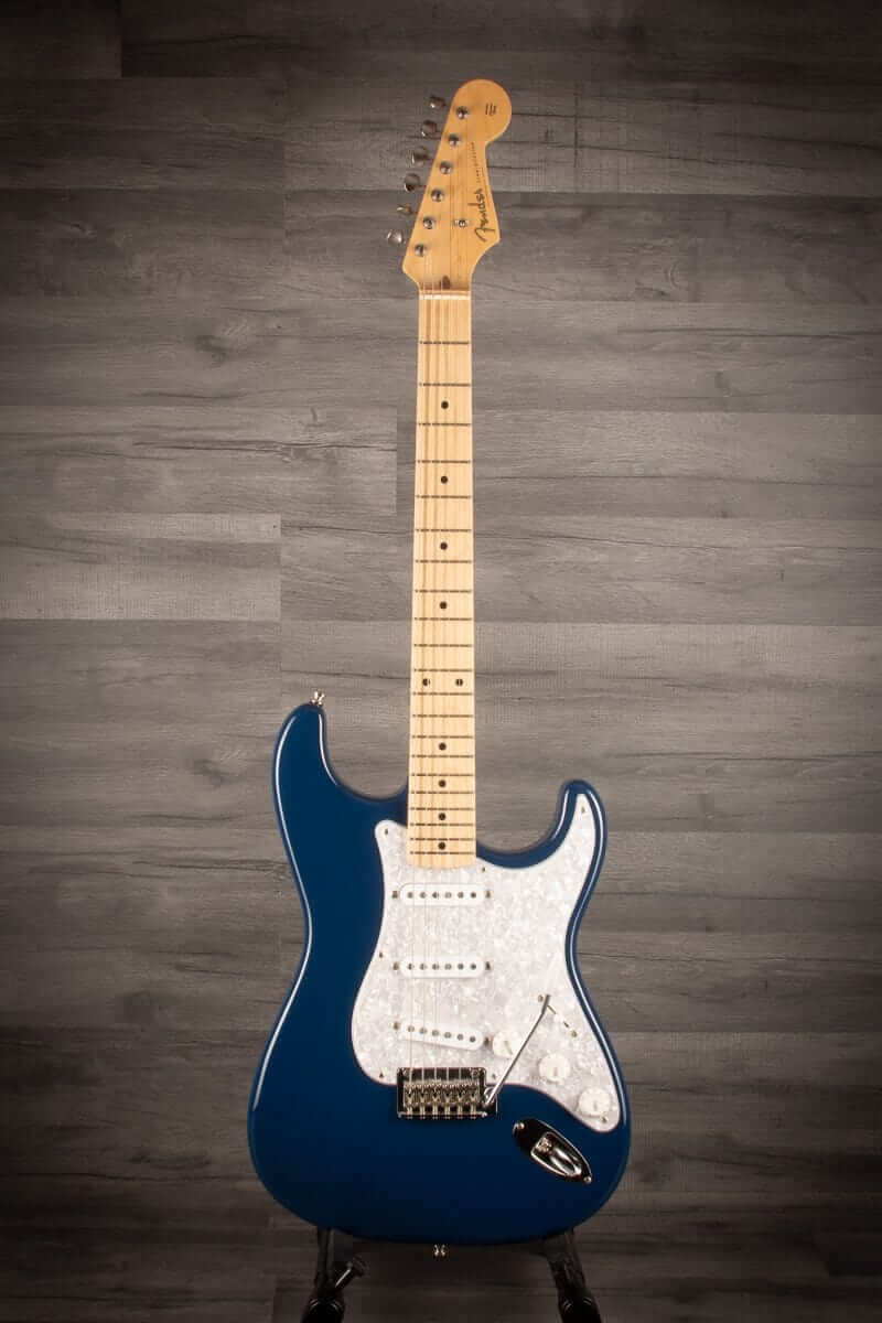 USED - Fender MIJ Hybrid Stratocaster, maple neck indigo