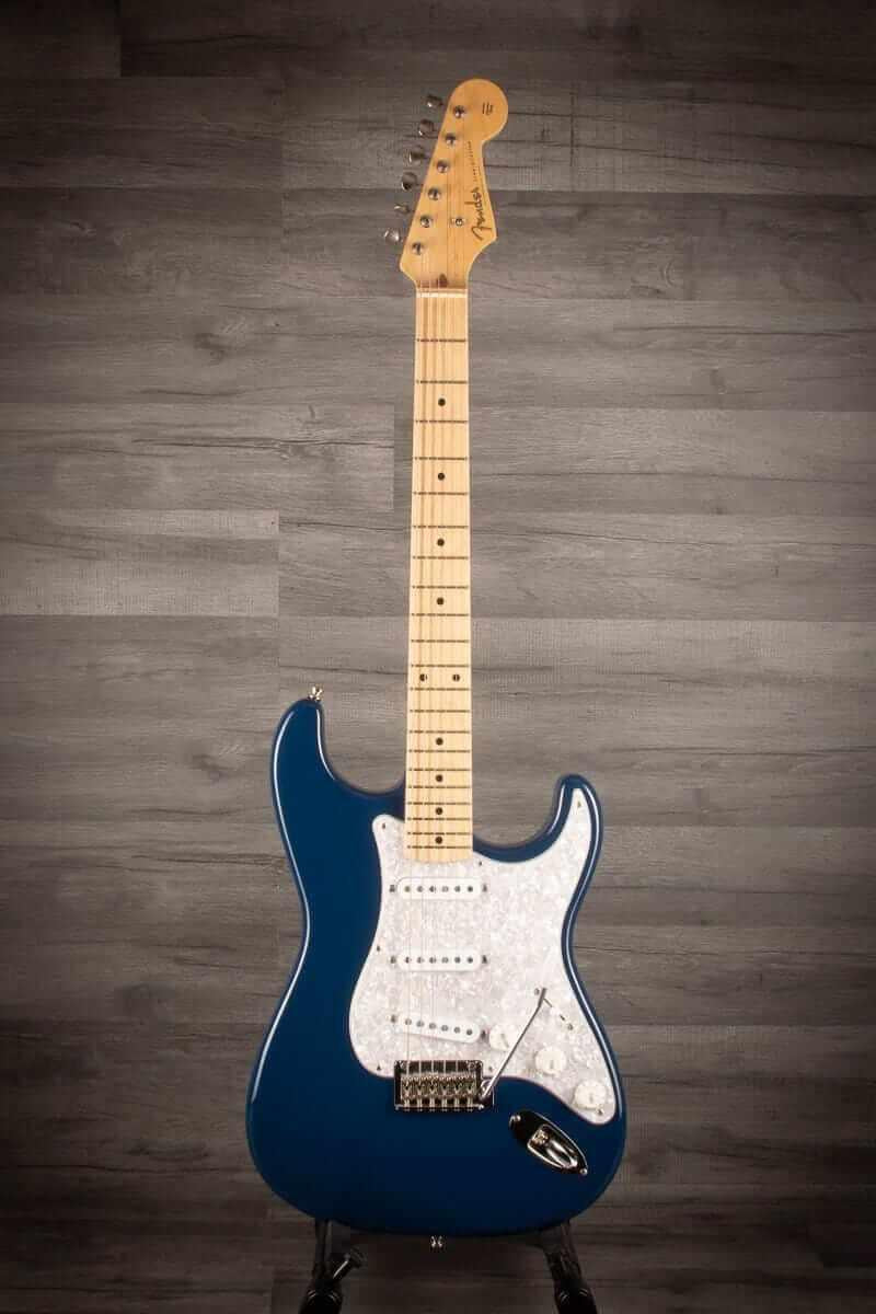 USED - Fender MIJ Hybrid Stratocaster, maple neck indigo