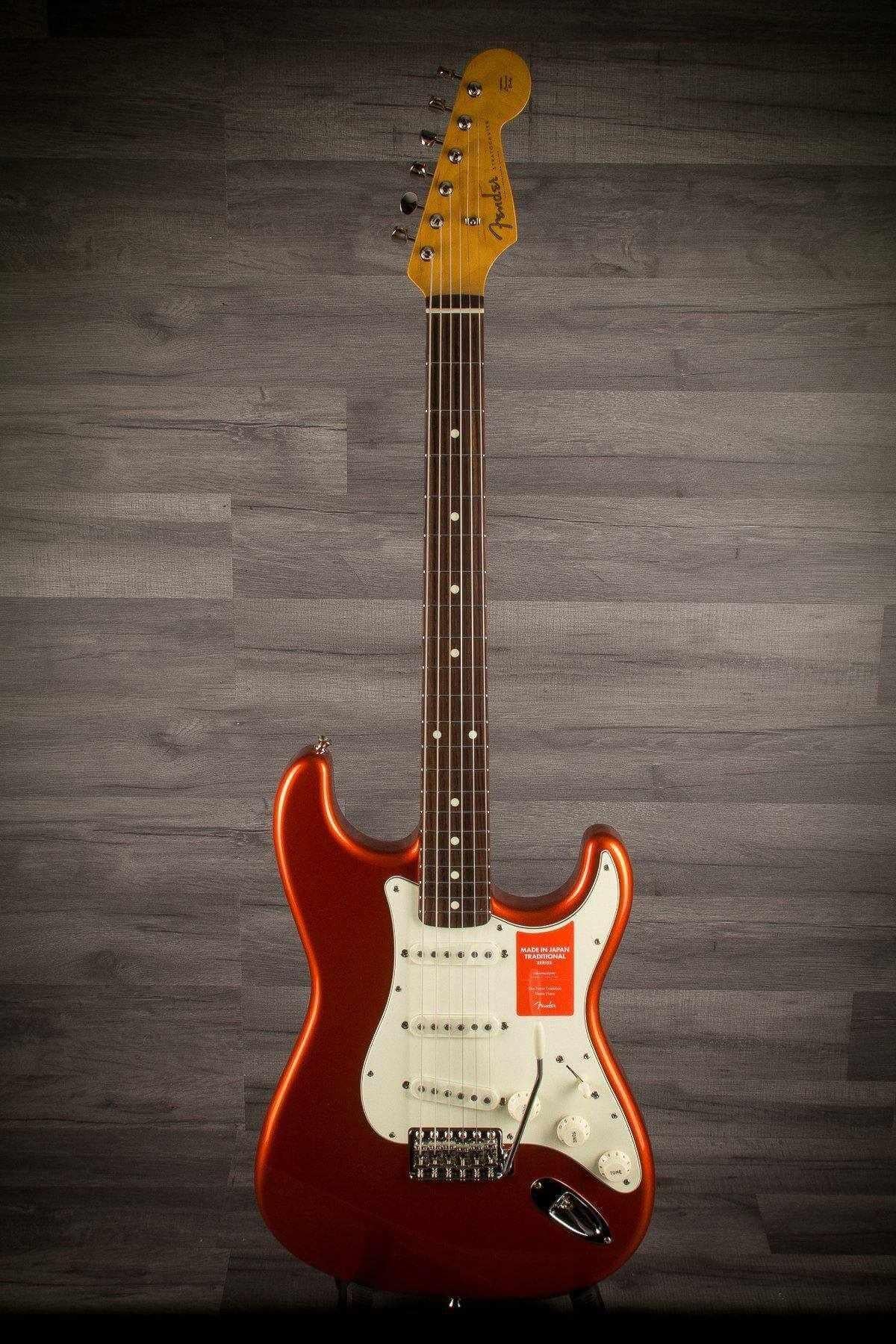 USED - Fender MIJ Traditional 60s Stratocaster - Candy Tangerine