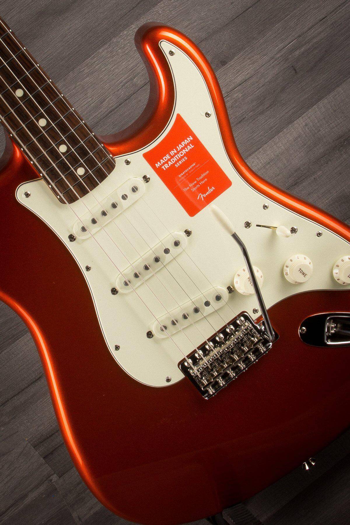 USED - Fender MIJ Traditional 60s Stratocaster - Candy Tangerine