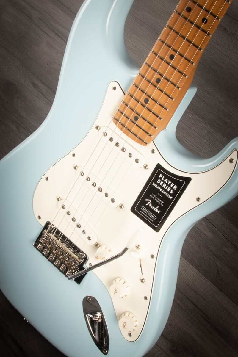 USED - Fender Player Stratocaster Limited Edition with Roasted Maple Neck - Sonic Blue