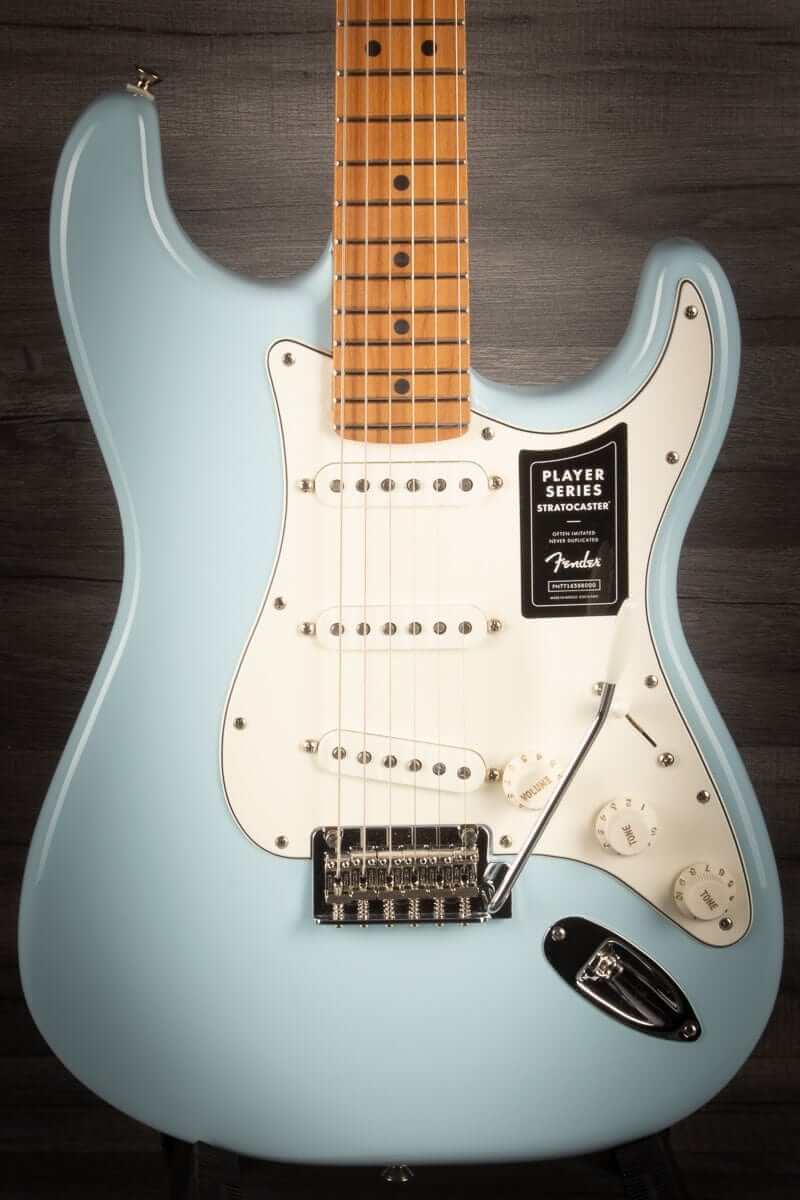 USED - Fender Player Stratocaster Limited Edition with Roasted Maple Neck - Sonic Blue