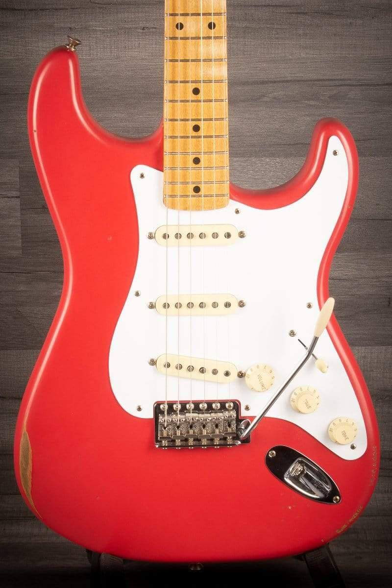 USED - Fender Vintera Road Worn '50s Stratocaster Fiesta Red