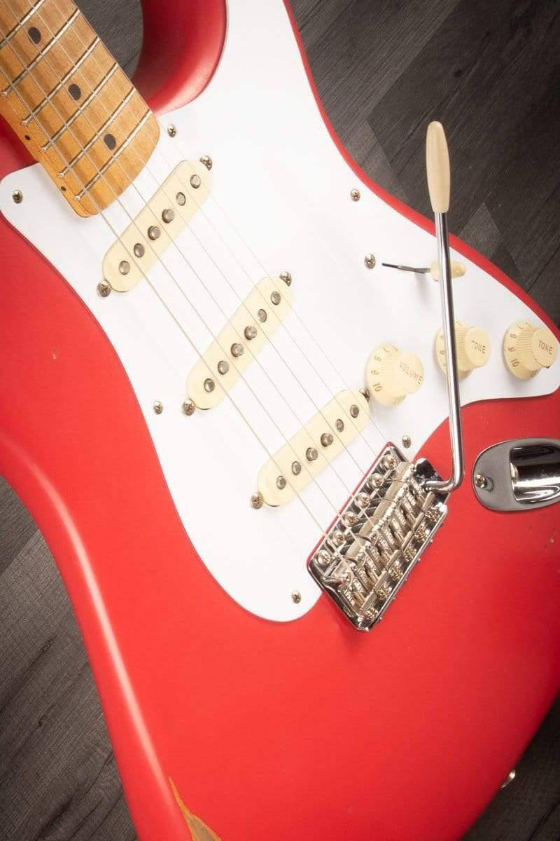USED - Fender Vintera Road Worn '50s Stratocaster Fiesta Red