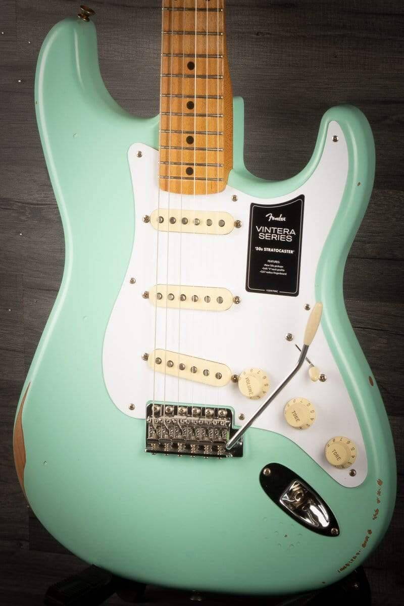 USED - Fender Vintera Road Worn '50s Stratocaster Surf Green