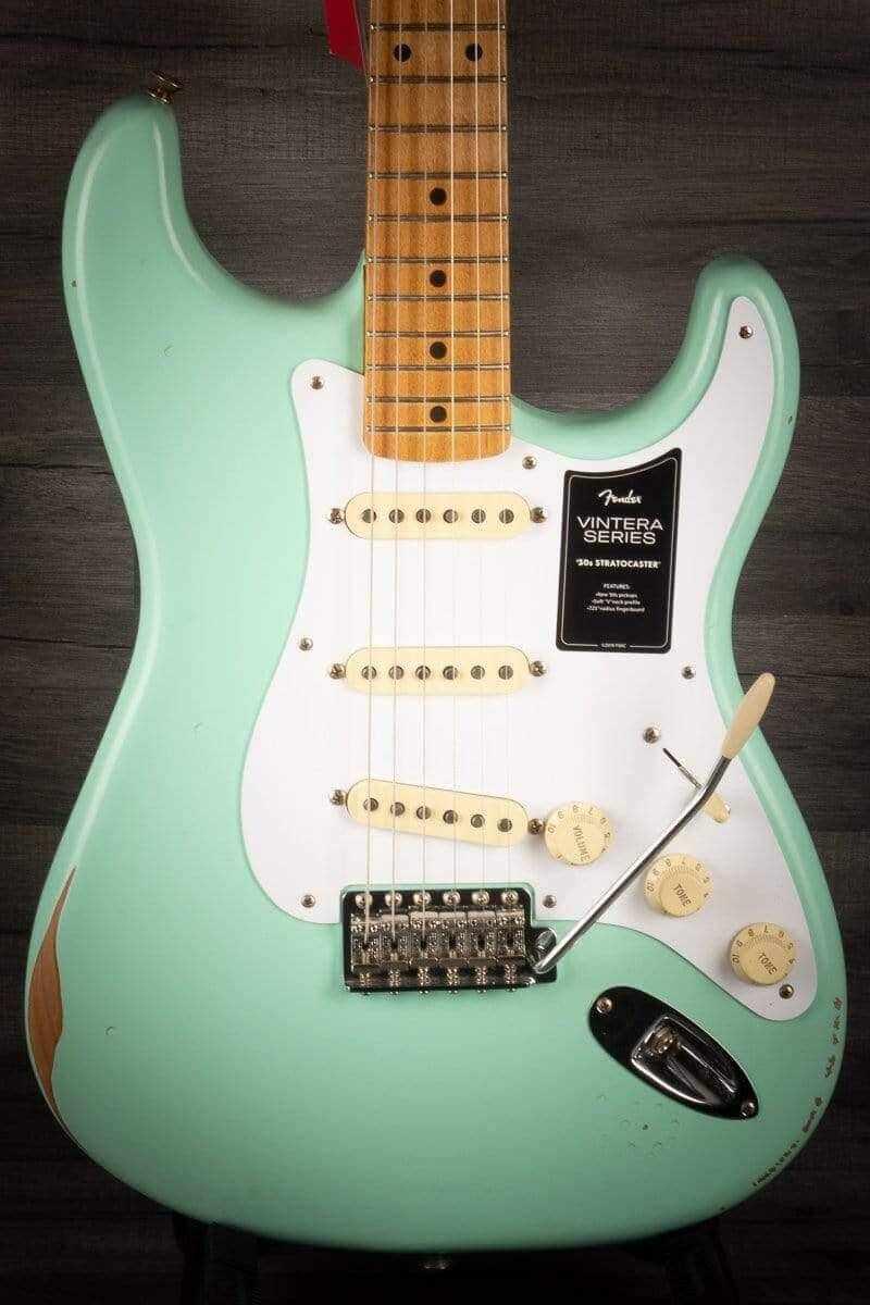 USED - Fender Vintera Road Worn '50s Stratocaster Surf Green