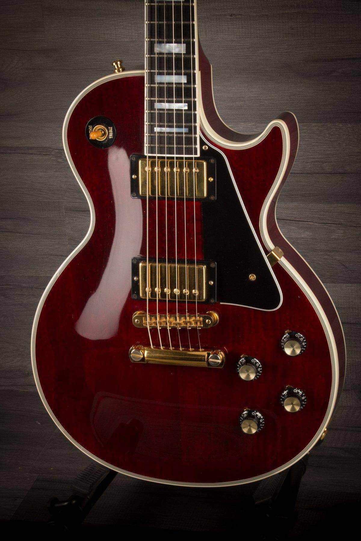 USED - 1997 Gibson Les Paul Custom Wine Red (Ebony Fingerboard)