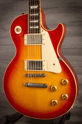 Gibson Electric Guitar USED - Gibson 1958 Standard Historic Custom Shop Les Paul - Washed Cherry Sunburst