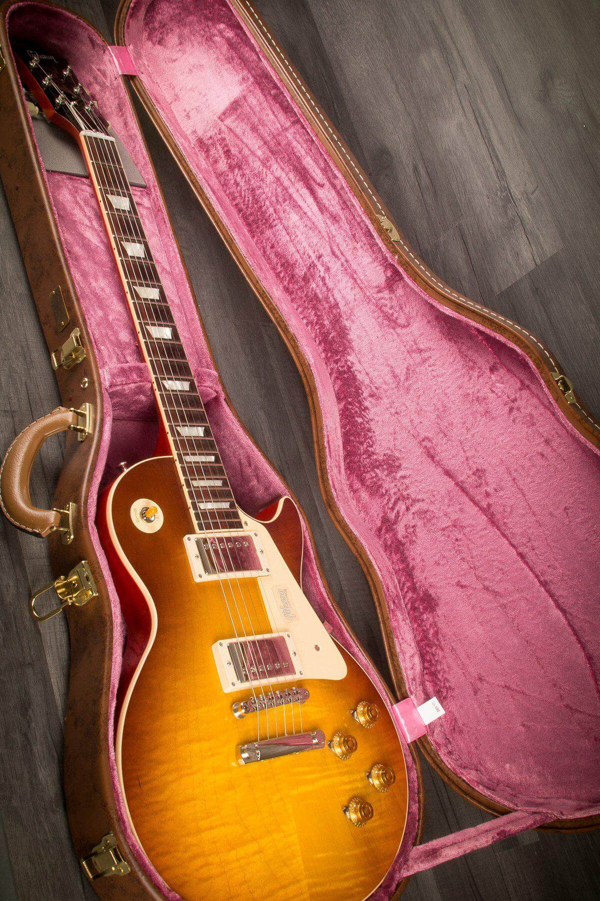 USED - Gibson Custom Historic 2018 '58 Les Paul Gloss - Royal Teaburst