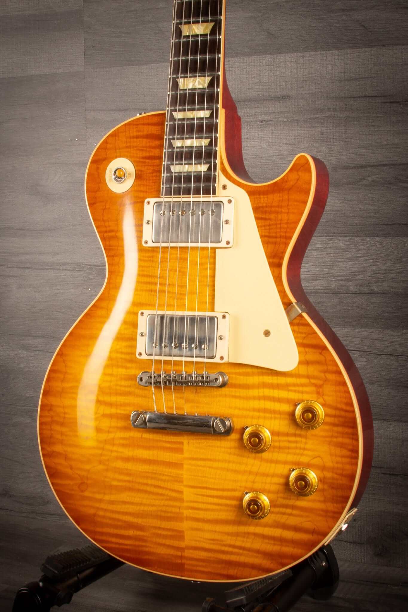 Gibson Electric Guitar USED - Gibson Custom Shop 60th Anniversary 1959 Les Paul VOS - Golden Poppy Burst