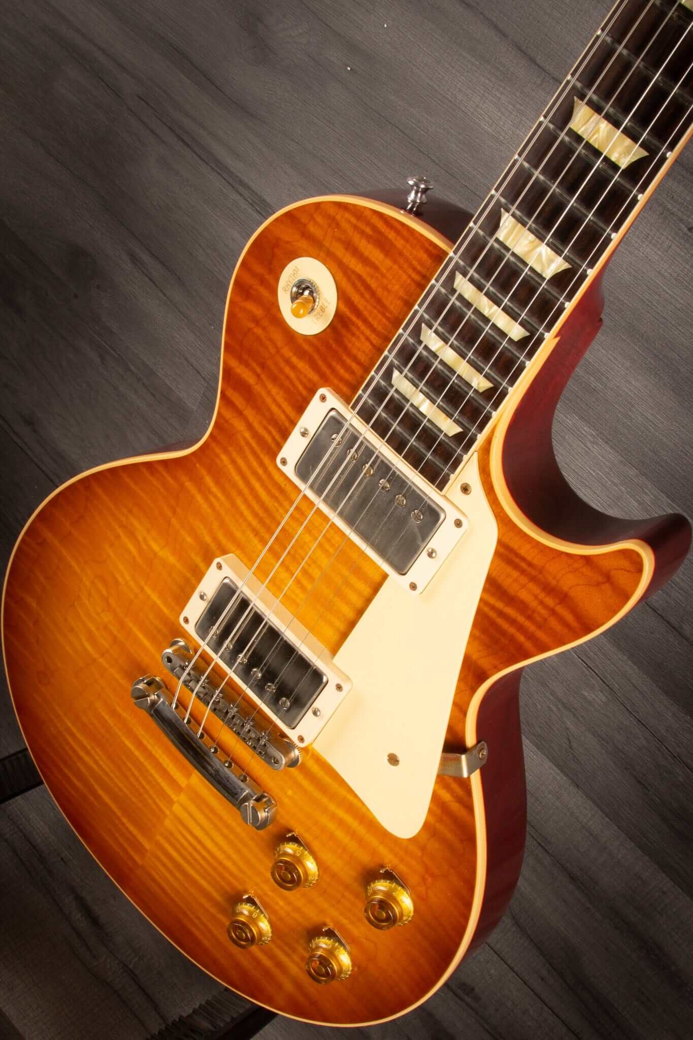 Gibson Electric Guitar USED - Gibson Custom Shop 60th Anniversary 1959 Les Paul VOS - Golden Poppy Burst