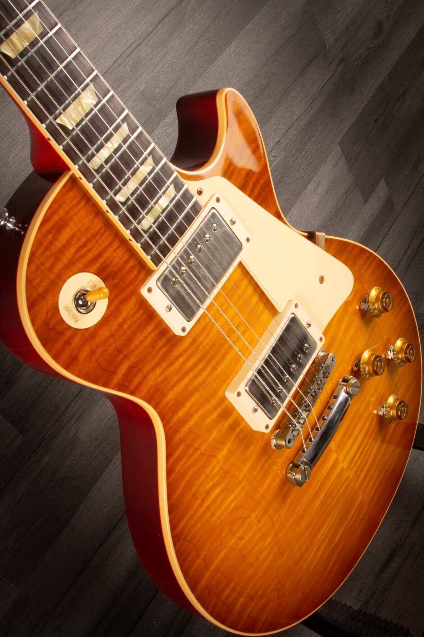 Gibson Electric Guitar USED - Gibson Custom Shop 60th Anniversary 1959 Les Paul VOS - Golden Poppy Burst