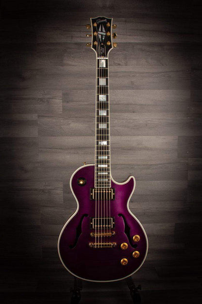 USED - Gibson Custom Shop ES Les Paul Florentine Grape Sparkle