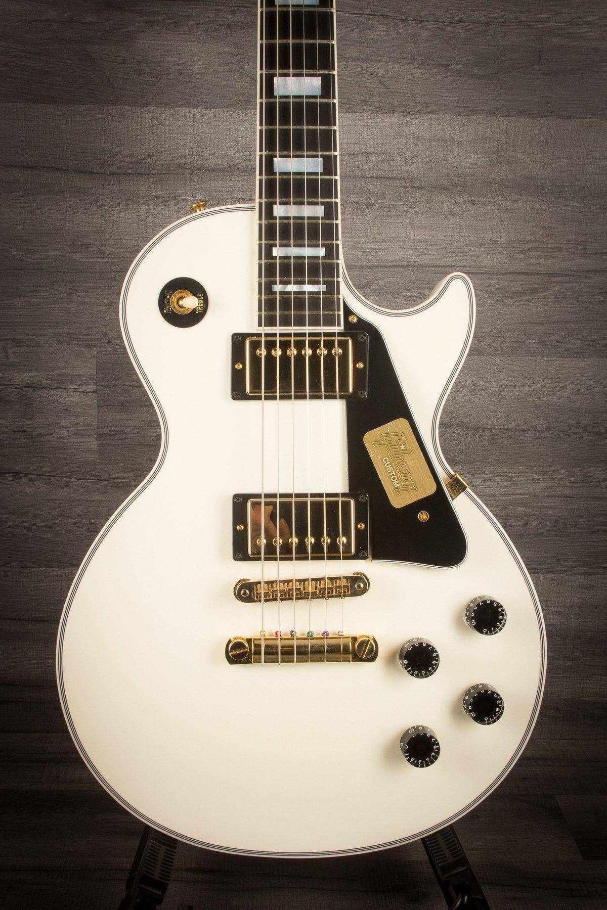 USED - Gibson Custom Shop Les Paul Custom - 2014 Alpine White